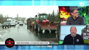 Colère des agriculteurs du sud-ouest: "Aujourd'hui, il y a 50% des agriculteurs qui gagnent moins de 350 euros par mois"