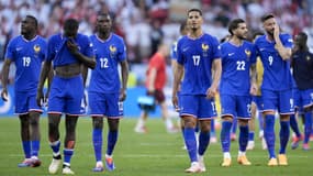Les joueurs de l'équipe de France à l'Euro le 25 juin 2024