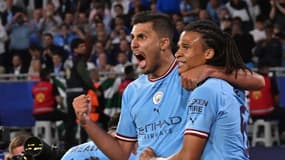 La joie de Rodri sur son but lors de la finale de la Ligue des champions face à l'Inter, le 10 juin 2023.