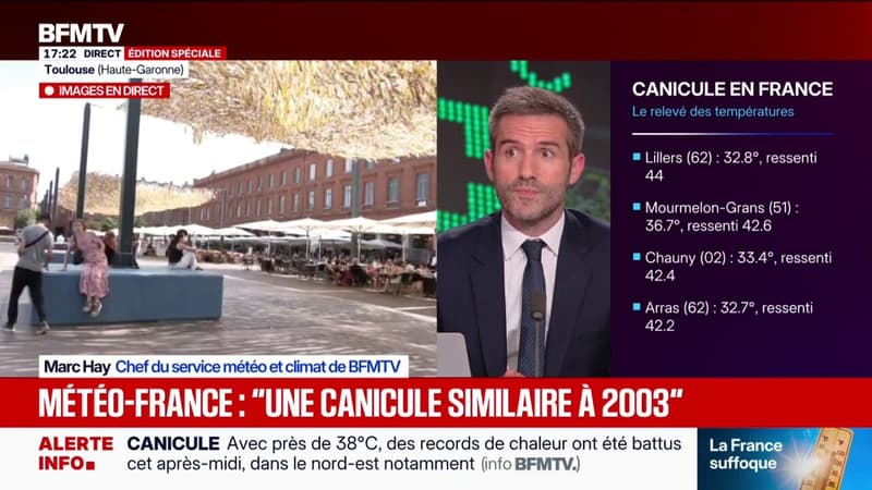 Canicule: des records de chaleur sont battus dans le nord-est de la France