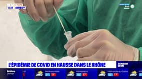 L'épidémie de Covid en hausse dans le Rhône