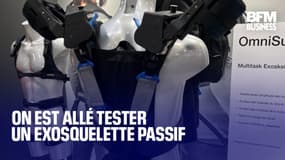  On est allé tester un exosquelette passif 