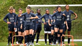 Les Bleues à l'entraînement pour la Coupe du monde