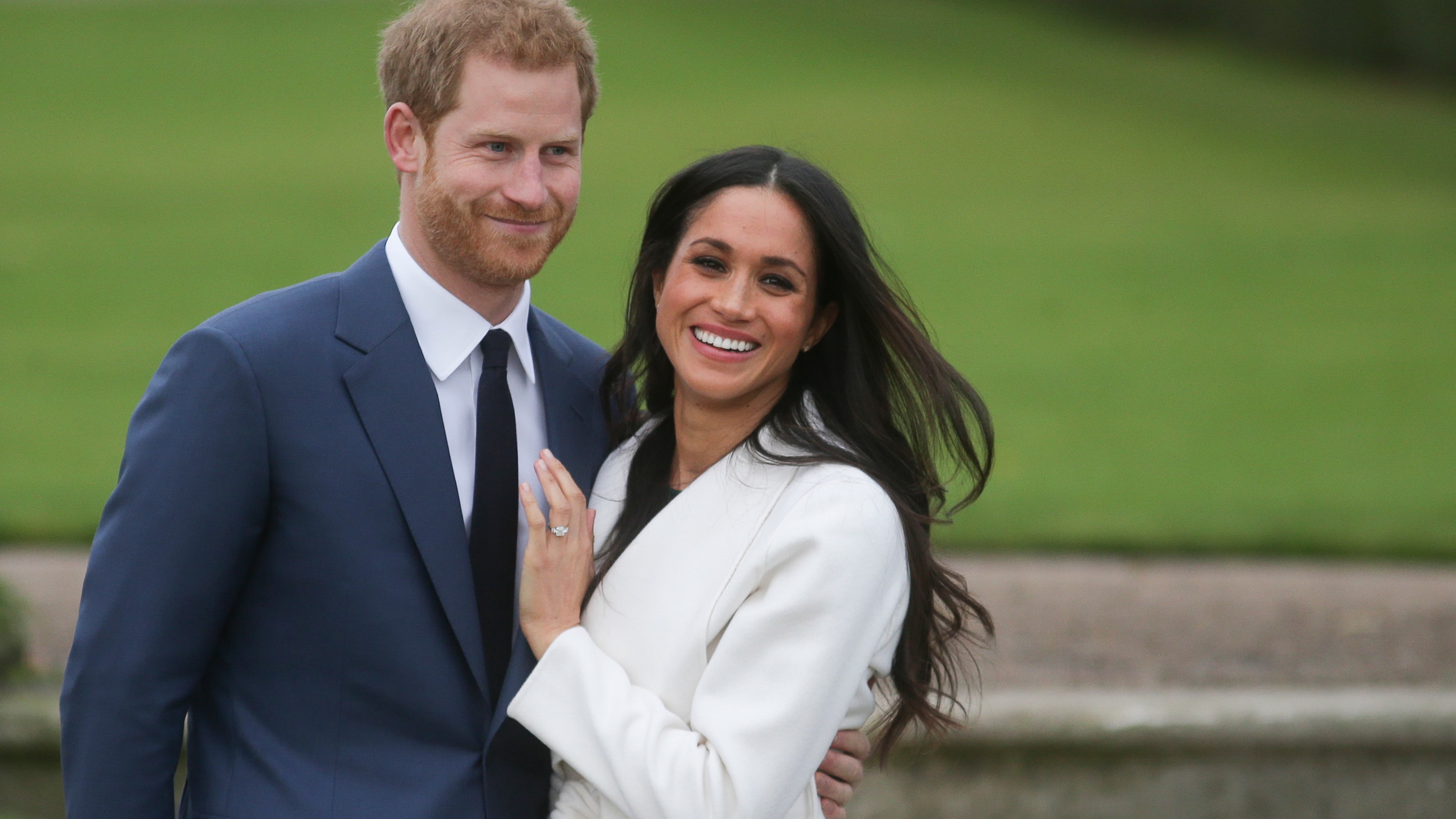 Le prince Harry et Meghan Markle ont annoncé leur mariage, le 27 novembre 2017, à Kensington Palace à Londres Le prince Harry et Meghan Markle ont annoncé leur mariage, le 27 novembre 2017, à Kensington Palace à Londres