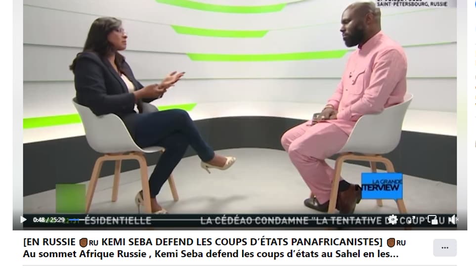 Le 27 juillet dernier, il a donné une interview à la chaîne RT en français Le 27 juillet dernier, il a donné une interview à la chaîne RT en français