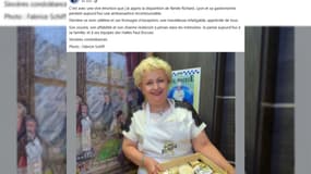 Renée Richard, fille de la Mère Richard et figure emblématique des Halles Paul Bocuse, est décédée ce dimanche 19 janvier à l'âge de 74 ans.