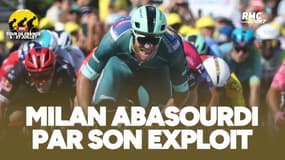 Tour de France (E8) : "Je n’ai toujours pas compris ce qu’on vient de réaliser", savoure Milan