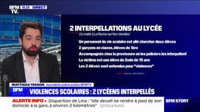 La Roche-sur-Yon: deux lycéens interpellés dans le bureau du proviseur de l'établissement pour des soupçons de faits de "violences" sur une élève de seconde