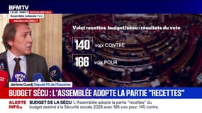 Budget de la Sécurité sociale: "Ce n'est pas le budget idéal, mais c'est un budget de compromis", affirme Jérôme Guedj, député PS