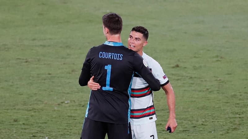 Belgique-Portugal: ce qu’a dit Ronaldo à Courtois à la fin du match