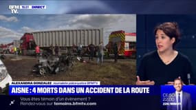 Aisne: quatre morts dans un accident de la route, la conductrice du véhicule grièvement blessée