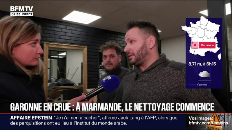 "Ça va remonter, c'est sûr": la Garonne amorce une lente décrue, mais de nouvelles inondations sont attendues