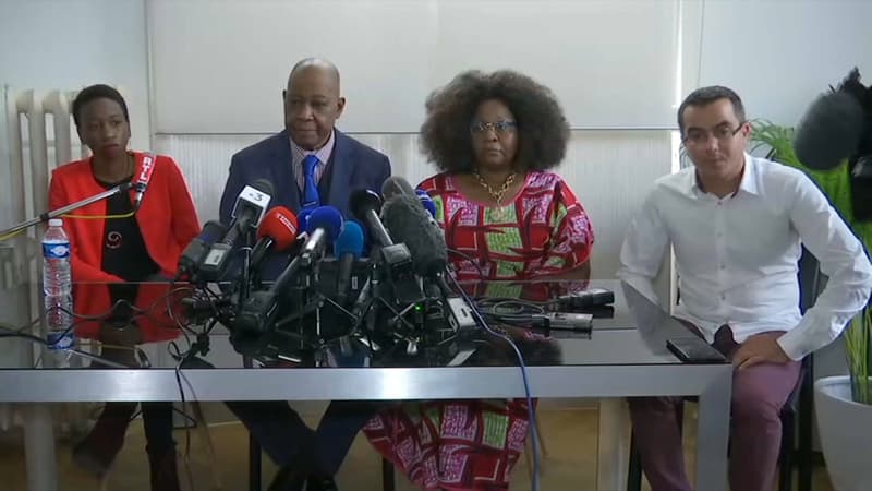 La sœur et les parents de Naomi Musenga lors d'une conférence de presse jeudi 10 mai 2018