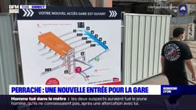 Gare de Lyon-Perrache: un nouvel accès a ouvert