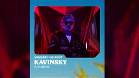Le DJ de musique électronique Kavinsky se produira le vendredi 22 août 2025 au Touquet Music Beach Festival.