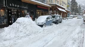 Briançon sous la neige.