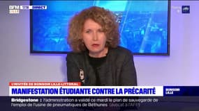 Manifestation étudiante à Lille: la rectrice déléguée pour l'enseignement supérieur assure "comprendre leur mal-être"