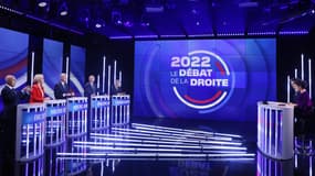 Les candidats au débat LR sur BFMTV/RMC, dimanche 14 novembre 2021