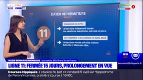 Paris: la ligne 11 fermée 15 jours pour son prolongement