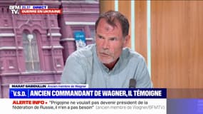 Marat Gabidullin, ancien membre de Wagner: "Evguéni Prigojine ne voulait pas devenir président de la Russie, il n'en a pas besoin"