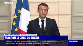 Emmanuel Macron sur le Brexit: "Je me souviens combien la campagne de 2016 a été faite de mensonges"