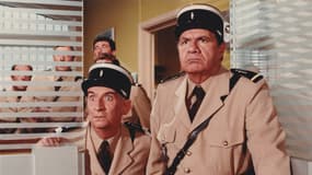 Louis de Funès et Michel Galabru dans "Le Gendarme et les Extra-Terrestres"