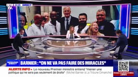 Barnier se dit "à l'écoute des soignants" - 07/09