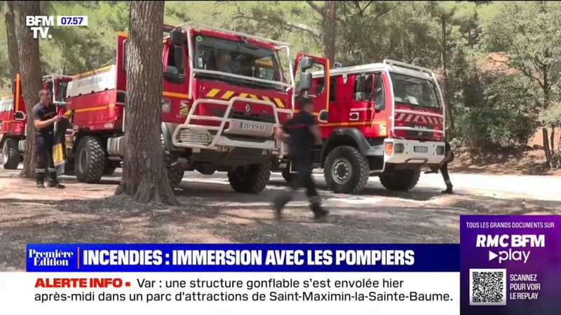 Incendies: en immersion avec les pompiers lors de leurs interventions dans le Var