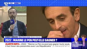 Robert Ménard: "J'ai de l'amitié pour Éric Zemmour (...) Il apporte quelque chose d'indispensable"