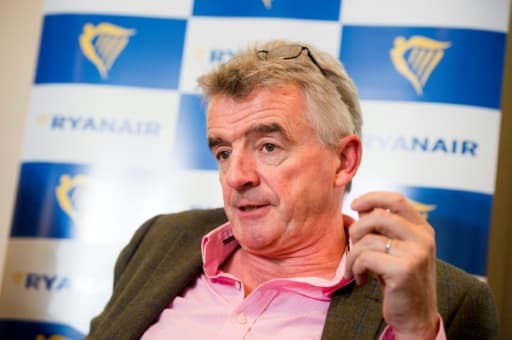 Le directeur général de Ryanair Michael O'Leary à Bruxelles le 26 septembre 2018 Le directeur général de Ryanair Michael O'Leary à Bruxelles le 26 septembre 2018