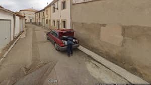 Un cliché de Google Street View dans les rues de Tajueco (Espagne), en octobre 2024