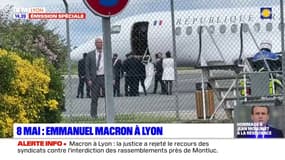 Lyon: des manifestations ont lieu dans le 8e arrondissement, en attendant l'arrivée d'Emmanuel Macron
