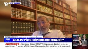 Abayas à l'école: "Le malaise est profond, ce n'est là qu'un symptôme", pour Tareq Oubrou, grand imam de la mosquée de Bordeaux 