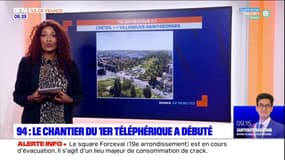 Val-de-Marne: le chantier du premier téléphérique a débuté