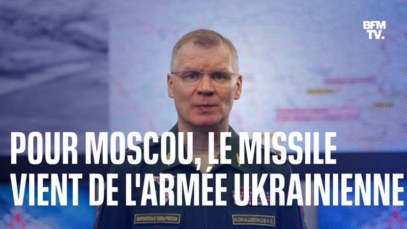 Missile en Pologne: pour Moscou, le tir provient du système de défense ukrainien