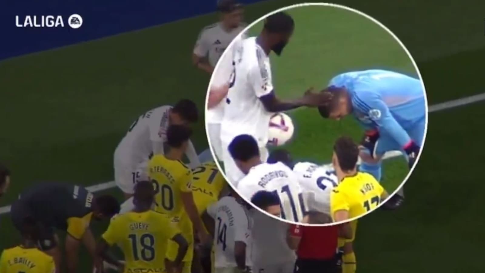Lunin apparaît marqué après la grave blessure de Dani Carvjal, le 05/10/2024 Lunin apparaît marqué après la grave blessure de Dani Carvjal, le 05/10/2024