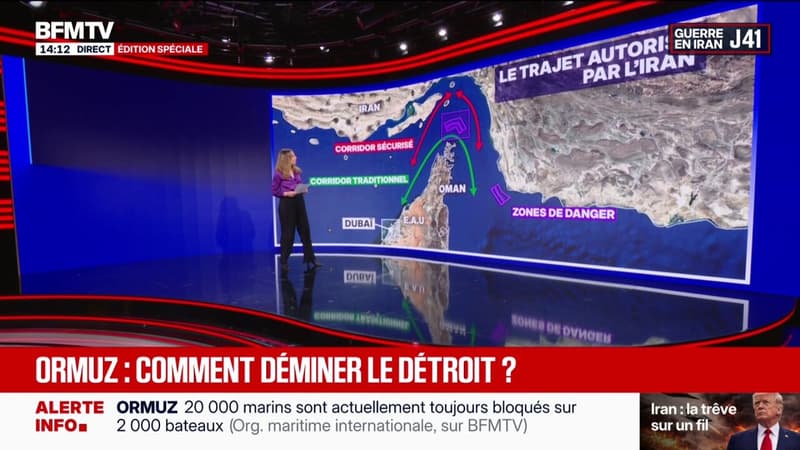 Ce que l'on sait de la présence possible de mines dans le détroit d'Ormuz
