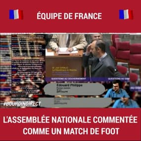 L'assemblée nationale commentée comme un match de foot