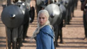 L'actrice Emilia Clark qui interprète Daenerys Targaryen dans la série "Game of Thrones", diffusée sur HBO et Canal +