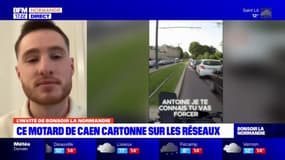 Caen: ce motard cartonne sur les réseaux sociaux