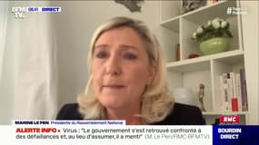On ne doit pas être dans la même impréparation demain que celle d'hier" prévient Marine Le Pen