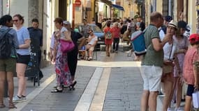Les touristes étaient nombreux dans le quartier du Panier à Marseille pour la Pentecôte. 