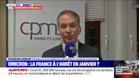 Télétravail: pour François Asselin (CPME), l'annonce de la mise en place de sanctions contre les entreprises est "une belle maladresse de la part de l'exécutif"