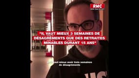 Mobilisation du 5 décembre: "Il vaut mieux trois semaines de désagréments que des retraites minables pendant 15 ans"