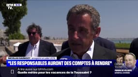 Nicolas Sarkozy en juillet 2019 sur l'affaire libyenne: "Les responsables de ce scandale auront à rendre des comptes"