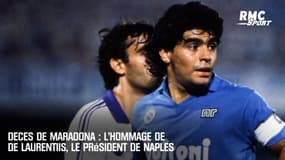  Décès de Maradona : L'hommage de De Laurentiis, le président de Naples