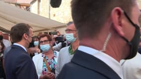 "Je ne pensais pas que ça pouvait arriver": Emmanuel Macron dit avoir été "ramassé" par son Covid