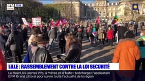 Lille: rassemblement contre la loi "sécurité globale" à Lille