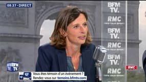 Emmanuelle Ménard face à Jean-Jacques Bourdin en direct