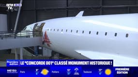Le "Concorde 001" classé comme monument historique